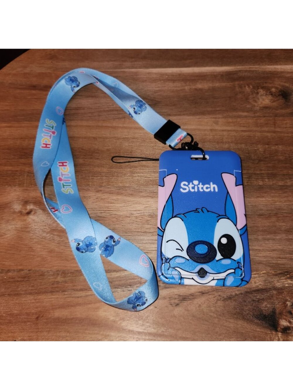 Lilo & Stitch ID Badge Holder With Blue Lanyard - Cute & Colorful Design